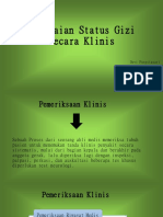 Penilaian Status Gizi Secara Klinis