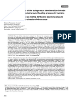 Densitometric Analysis of The Autogenous Demineralized Dentin Matrix On The Dental Socket Wound Healing Process in Humans