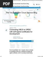 Connecting VBCS To ORDS With Self-Signed Certificates For Development