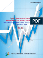 Produk Domestik Regional Bruto Kabupaten Kubu Raya Menurut Lapangan Usaha 2010-2014 PDF