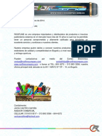 Carta de Presentacion PDF