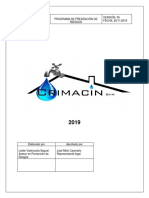 Programa de Prev de Riesgos - Crimacin 2019