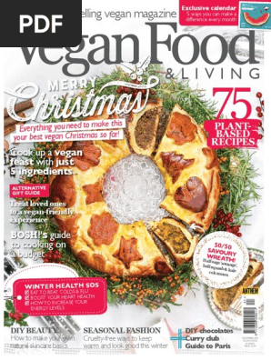 Vegan Food Amp Living December 19 Veganism Menu