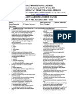 Format Soal UTS Kelas x-1