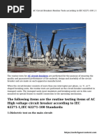 AC Circuit Breakers Routine Tests according to IEC 62271-100 (1)