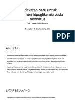 Journal Reading - Hipoglikemi Pada Neonatus