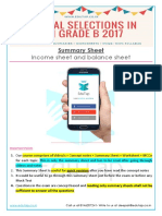 Attachment DSummary Sheet - Income Statement and Balance Sheet PDF