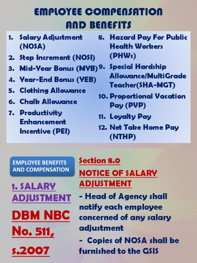 Employee Compensation and Benefits PDF Employee Benefits Mortgage