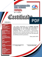 Certificado Cafqa