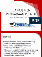 Manajemen Pengadaan Proyek PDF