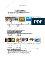 Latihan Soal Ipa To 1 SD