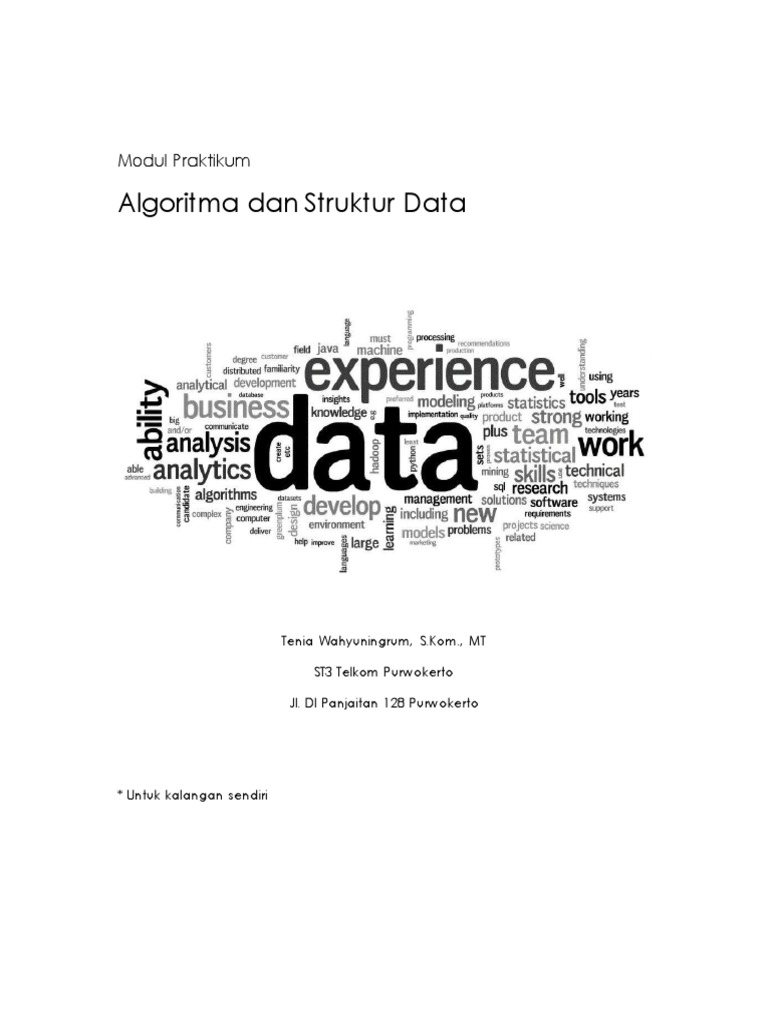 Modul Praktikum Struktur Data | PDF