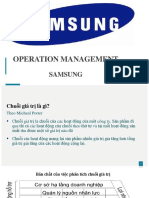Nhóm 2 Operation Management Samsung