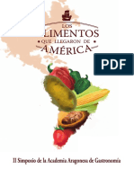 LOS ALIMENTOS QUE LLEGARON DE AMÉRICA, II Simposio de la Academia Aragonesa de Gastronomía.pdf