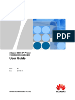 Manual de Usuario ESpace 6805 IP Phone - Mio