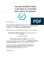 El Secreto para Analizar Datos Como Un Pro Que Un Consultor Estadístico Nunca Te Contaría