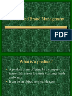 Product and Brand Management