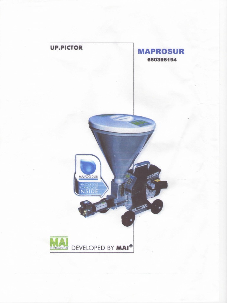 Maquina Up - Pictor - Maprosur | PDF