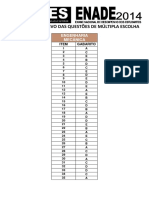 Gabarito 2014 PDF