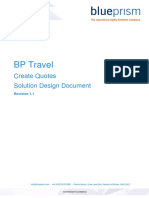 4.BP Travel - Create Quotes - Solution Design Document (SDD)