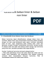 Karaterisitk Beban Linier & Beban Non Linier