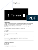 Basic Commands Using Termux