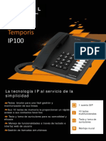 Alcatel Phone Temporis IP100 Caracteristicas ES PDF