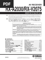 Yamaha Rx V2075 Service Manual Pdf Hdmi Hertz