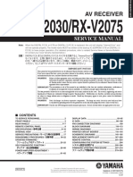 Yamaha RX-V2075 Service Manual