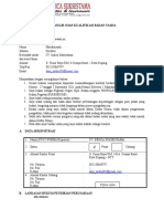 Formulir Isian Kulifikasi Cv. Indica