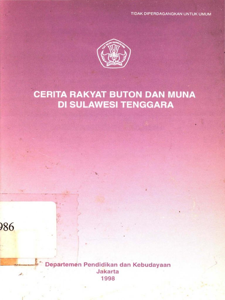 Cerita Rakyat Buton Dan Muna Di Sulawesi Tenggara Pdf