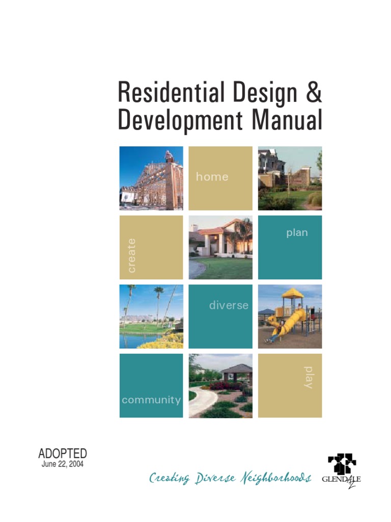 Residential Design & Development Manual | PDF | Land Lot | Street
