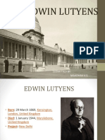 Edwin Lutyens: British Architect Known for Designing New Delhi