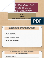 Klasifikasi Alat-Alat Medis & Cara Pensterilannya