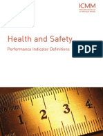 ICMM Health and Safety Performance Indicator Definitions