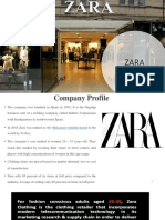 ZARA Company Profile, Business Strategy, Leadership & Core Competencies