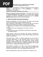 Download BBA 305- Production Management-Notes 1 by Snehash Sinha SN43921714 doc pdf