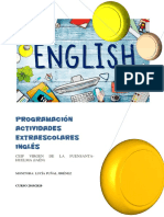 Programación Actividades Extraescolares Inglés PDF