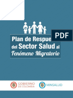 Plan de Respuesta Del Sector Salud