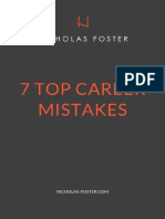 7 Top Career Mistakes