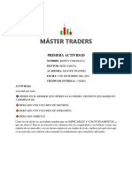 Primera Actividad, Master Traders