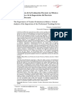 Tesis - La Experiencia de La Evaluación PDF