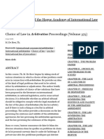 Choice of Law in Arbitration Proceedings (Volume 375) - Brill PDF