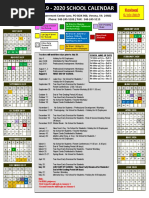 Ccps 2020 21 Calendar | PDF | Schools | Cognition