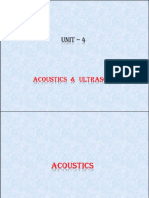 UNIT IV Acoustics PDF