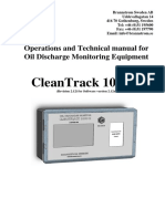 Brannstrom Sweden AB Operations Manual for Oil Discharge Monitoring Equipment CleanTrack 1000 B
