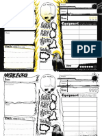 Mörk Borg - Character Sheets (English) (2019) PDF