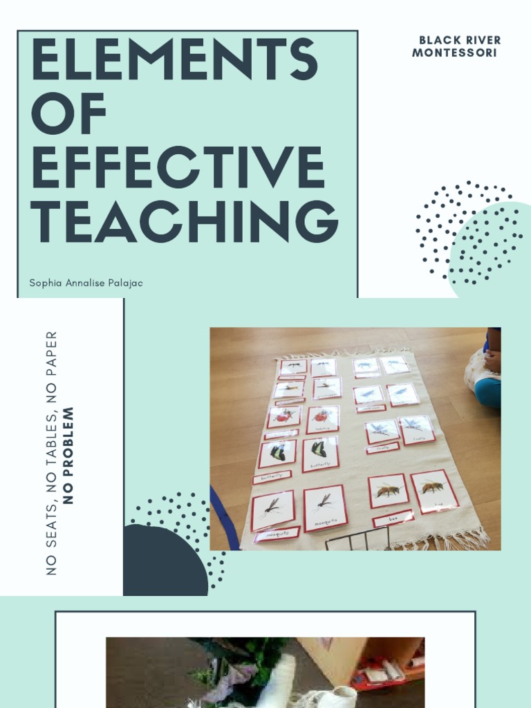 Educ 310-01 Elements of Effective Teaching Final Exam Assignment | PDF ...