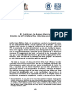 El Gobierno de Lopez Mateos Intento de Diversificar Los Vinculos Con El Exterior PDF