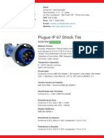 Plugue IP 67 Shock Tite - S5879W